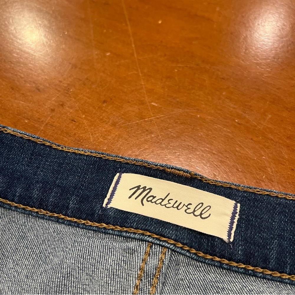 Madewell Women’s 10" High-Rise Roadtripper Supersoft Jeans Playford Wash 31T - Picture 9 of 16